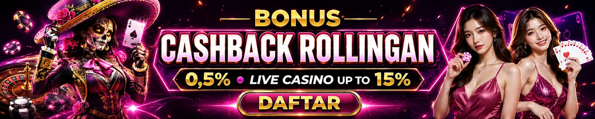 UNYIL4D | BONUS CASHBACK ROLLINGAN